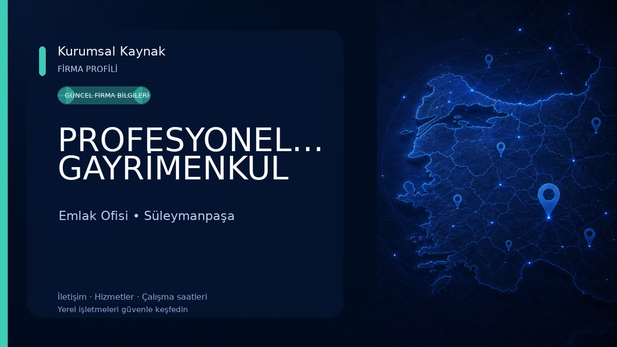 PROFESYONELLER GAYRİMENKUL