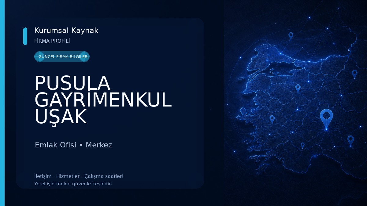 PUSULA GAYRİMENKUL UŞAK Emlak Ofisi