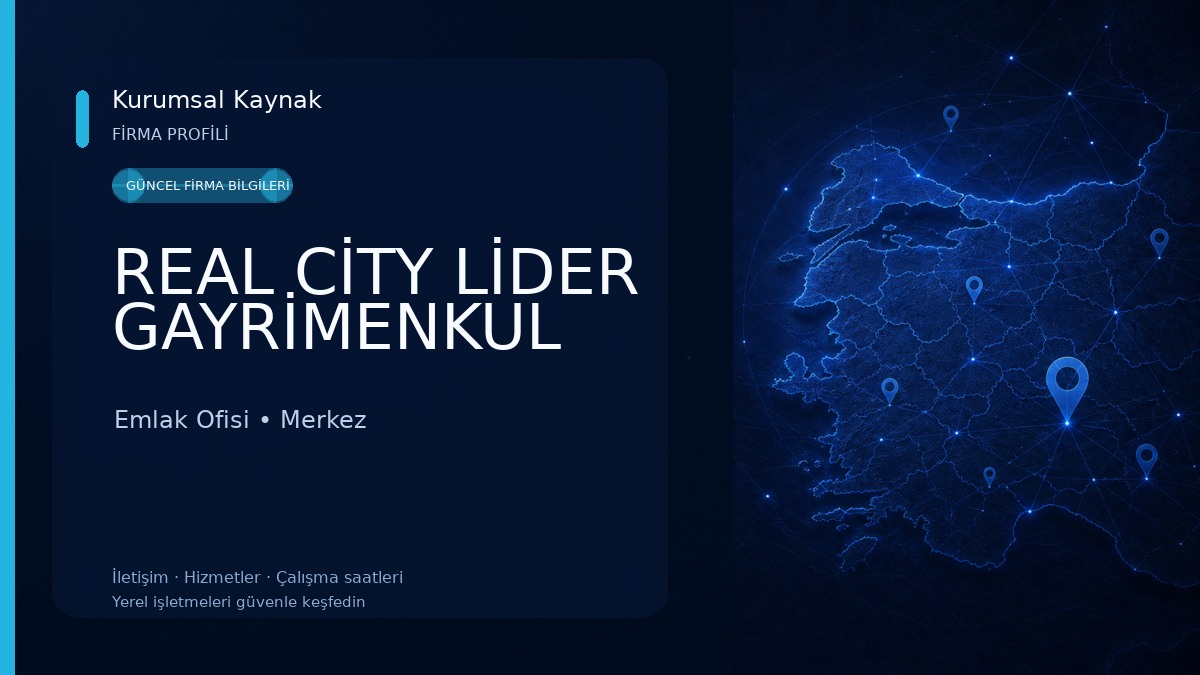 REAL CİTY LİDER GAYRİMENKUL