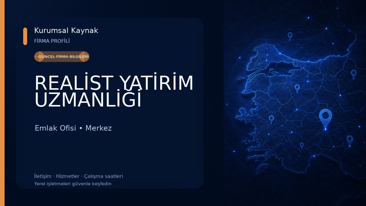 REALİST YATİRİM UZMANLİĞİ