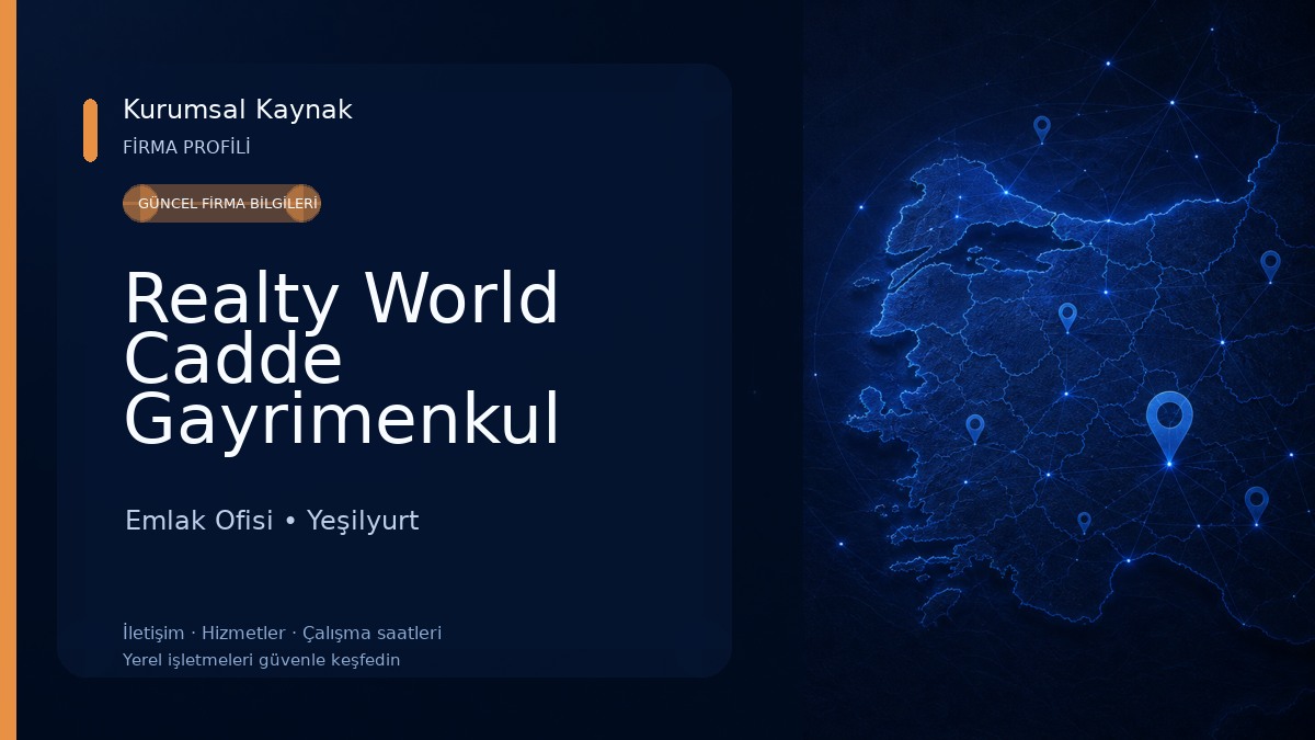 Realty World Cadde Gayrimenkul