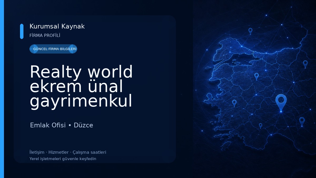 Realty world ekrem ünal gayrimenkul