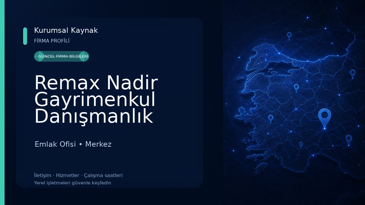 Remax Nadir Gayrimenkul Danışmanlık