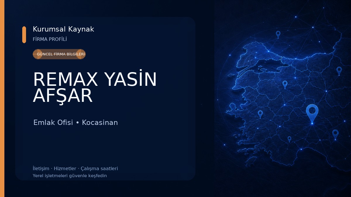 REMAX YASİN AFŞAR Emlak Ofisi