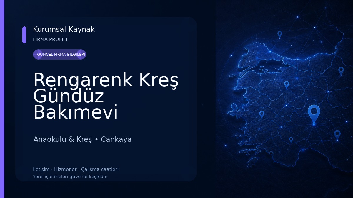 Rengarenk Kreş Gündüz Bakımevi Anaokulu & Kreş