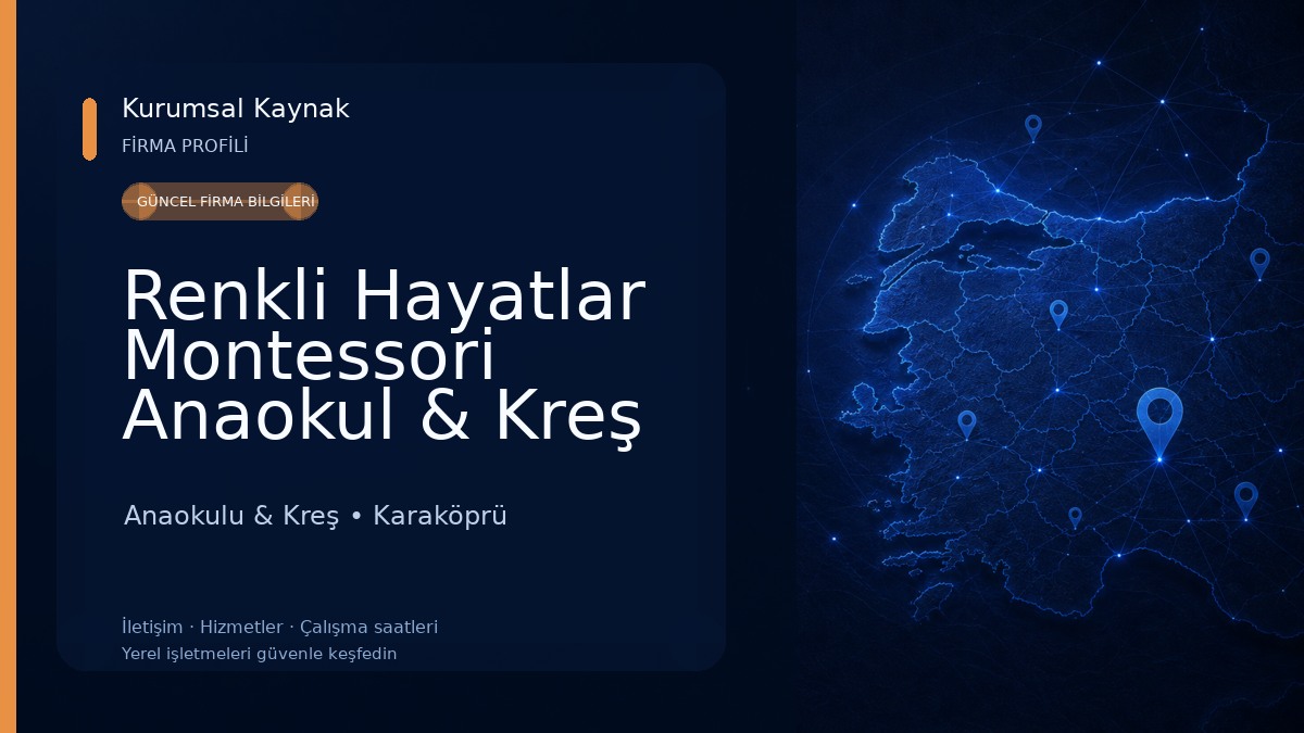 Renkli Hayatlar Montessori Anaokul & Kreş Anaokulu & Kreş
