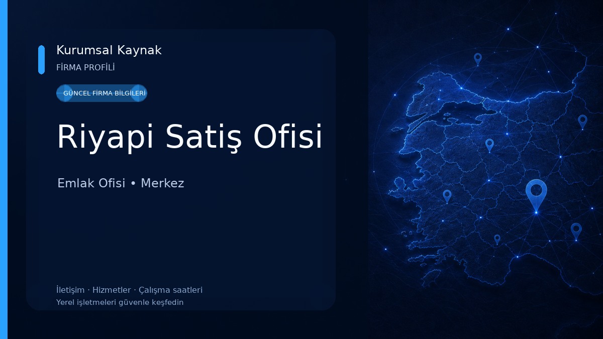 Riyapi Satiş Ofisi