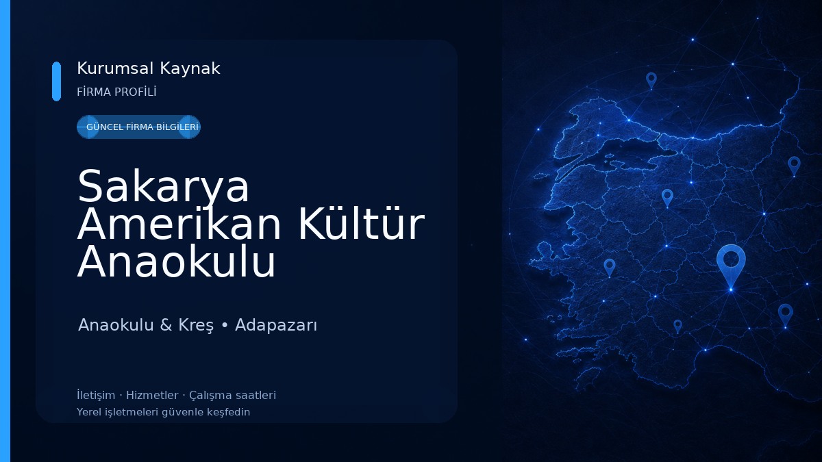 Sakarya Amerikan Kültür Anaokulu