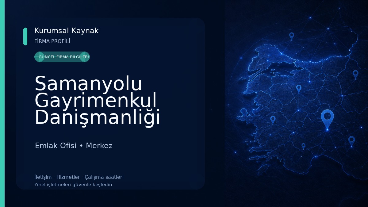 Samanyolu Gayrimenkul Danişmanliği Emlak Ofisi