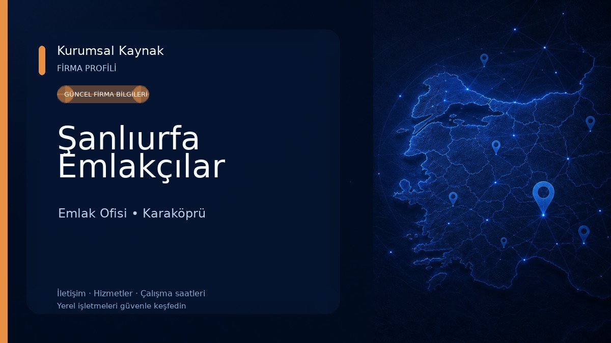 Şanlıurfa Emlakçılar