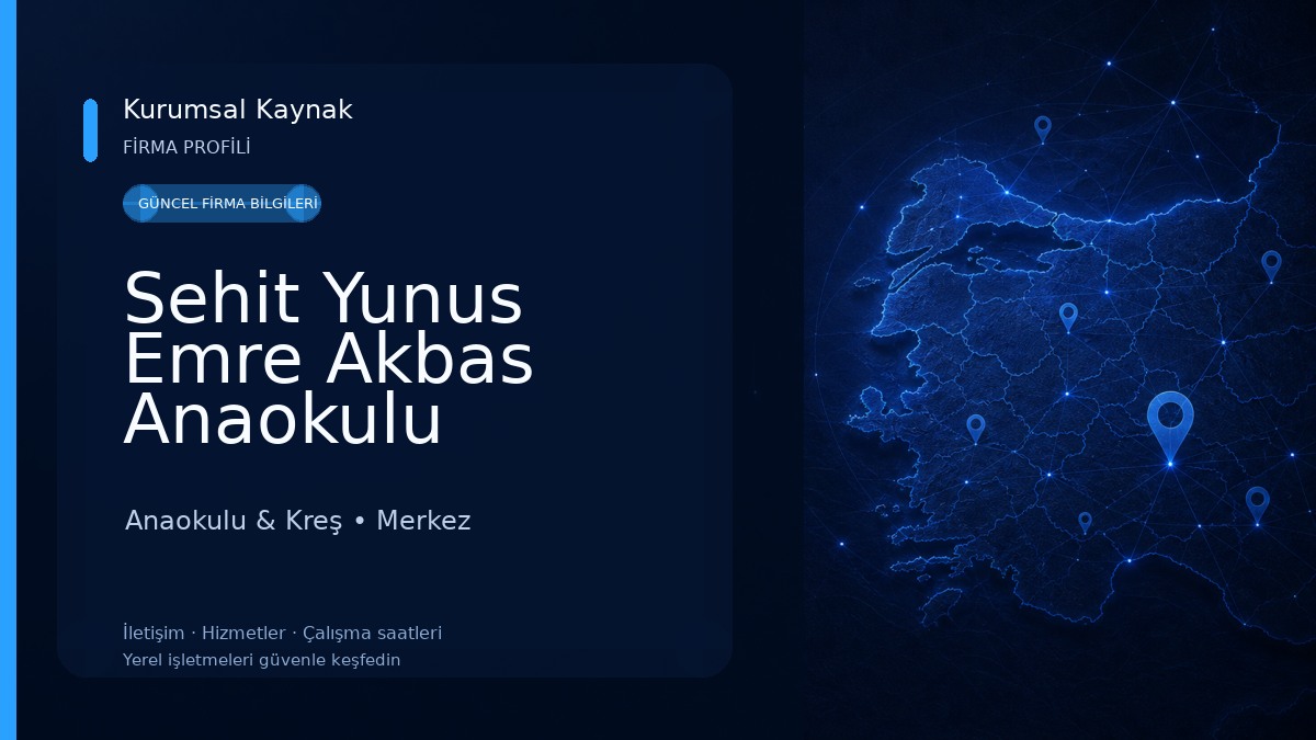 Sehit Yunus Emre Akbas Anaokulu