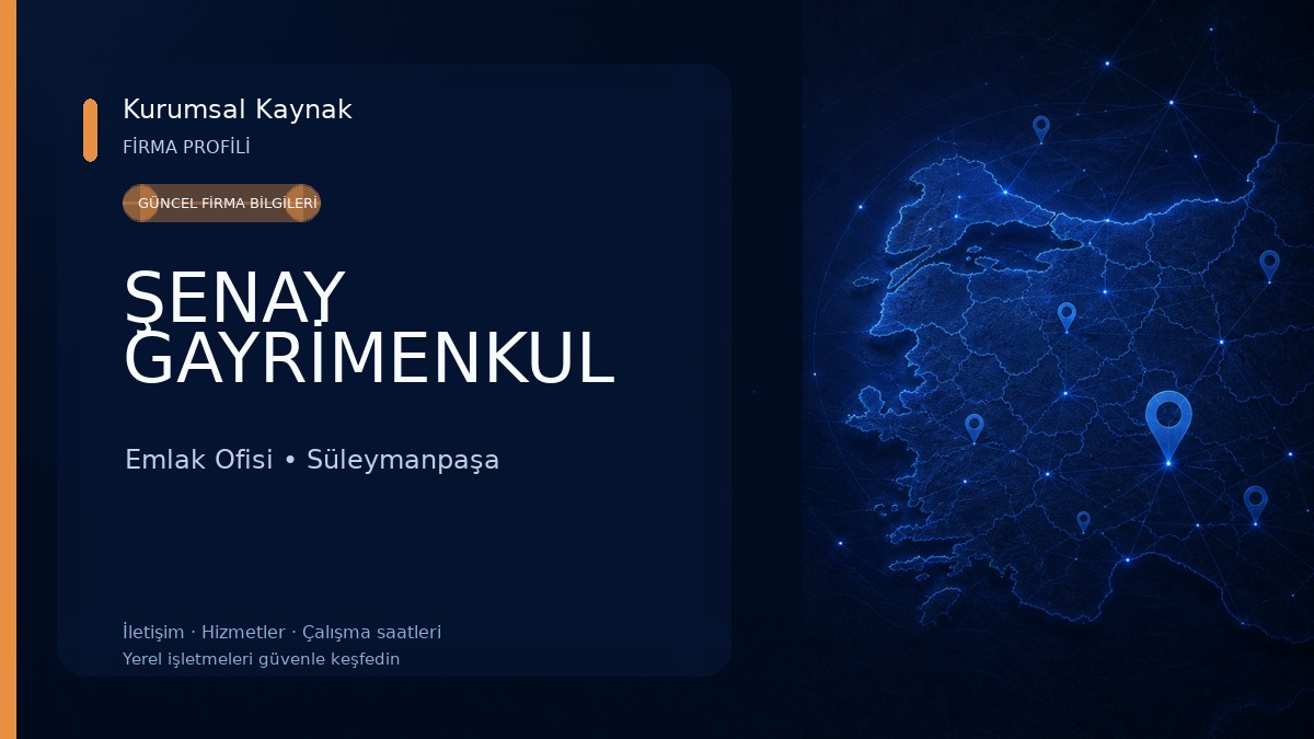 ŞENAY GAYRİMENKUL Emlak Ofisi