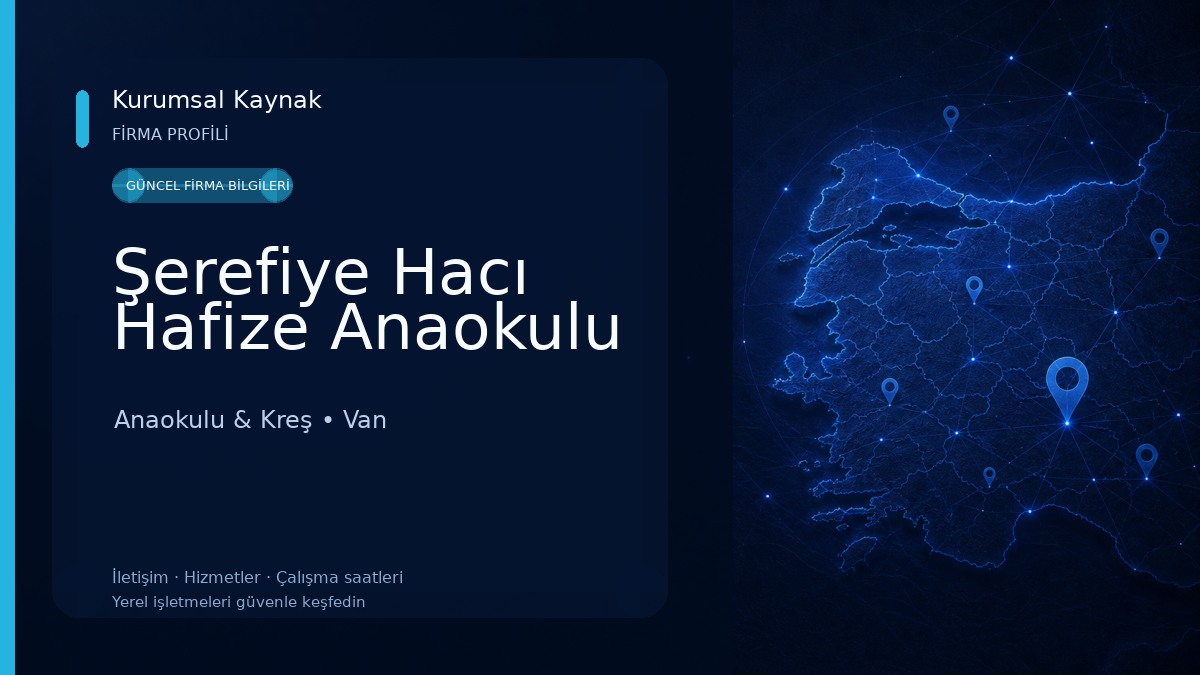Şerefiye Hacı Hafize Anaokulu Anaokulu & Kreş