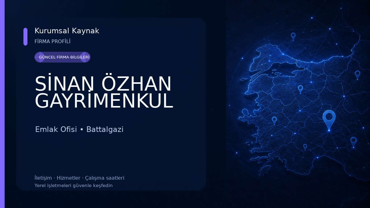 SİNAN ÖZHAN GAYRİMENKUL Emlak Ofisi