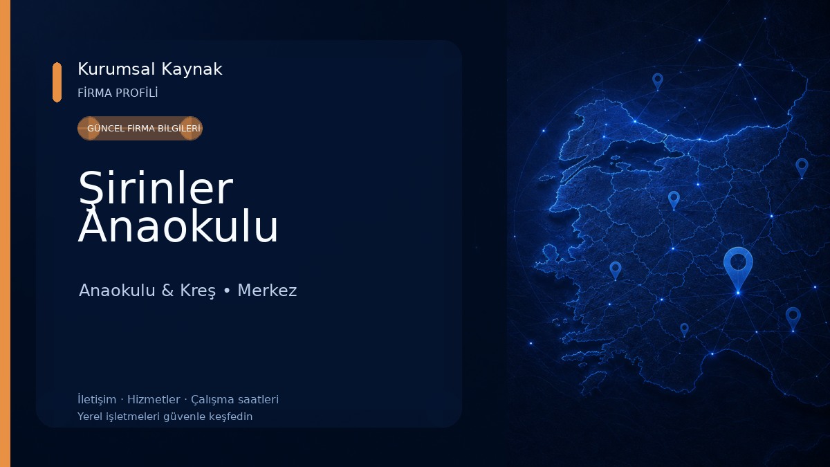 Şirinler Anaokulu Anaokulu & Kreş