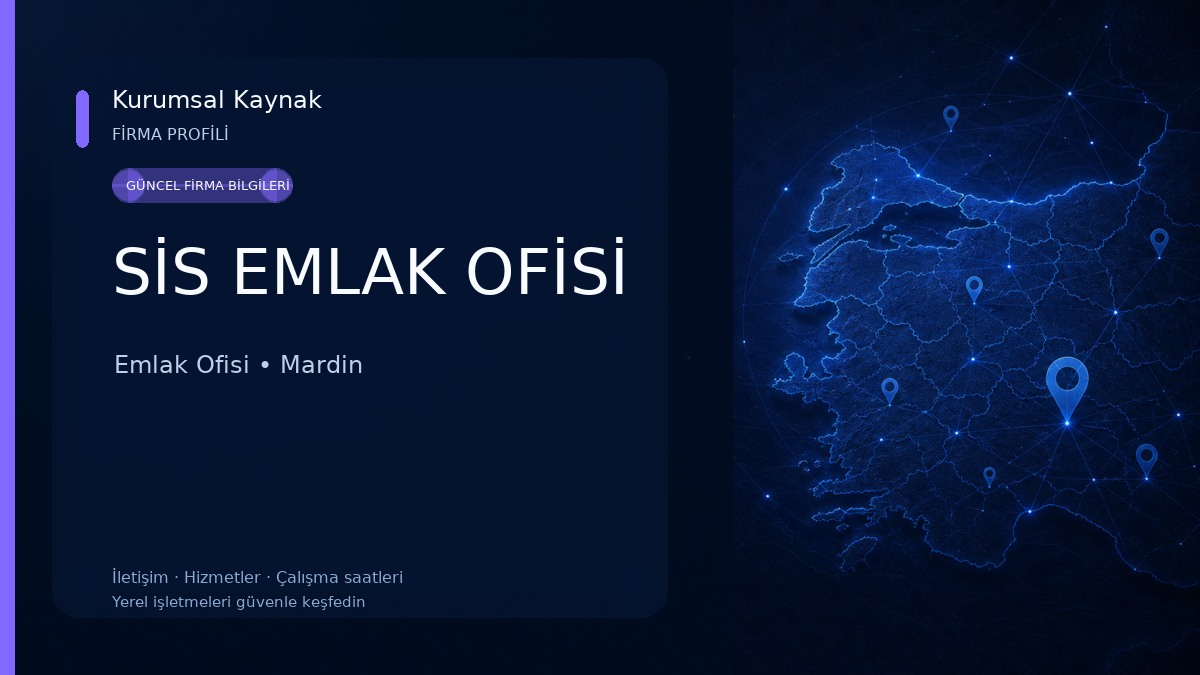 SİS EMLAK OFİSİ Emlak Ofisi