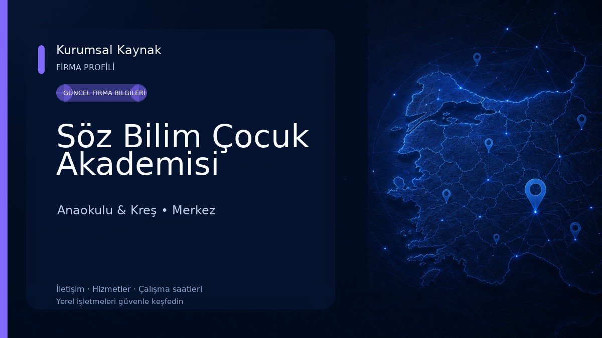 Söz Bilim Çocuk Akademisi