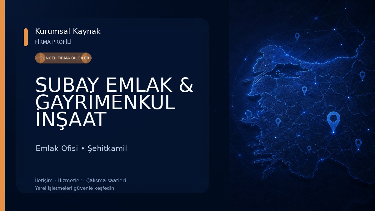 SUBAY EMLAK & GAYRİMENKUL İNŞAAT