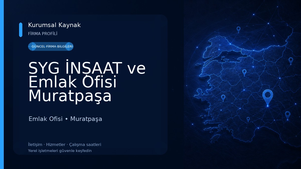 SYG İNṢAAT ve Emlak Ofisi Muratpaşa Emlak Ofisi