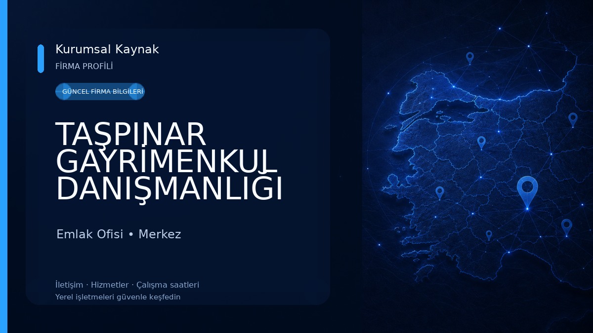 TAŞPINAR GAYRİMENKUL DANIŞMANLIĞI