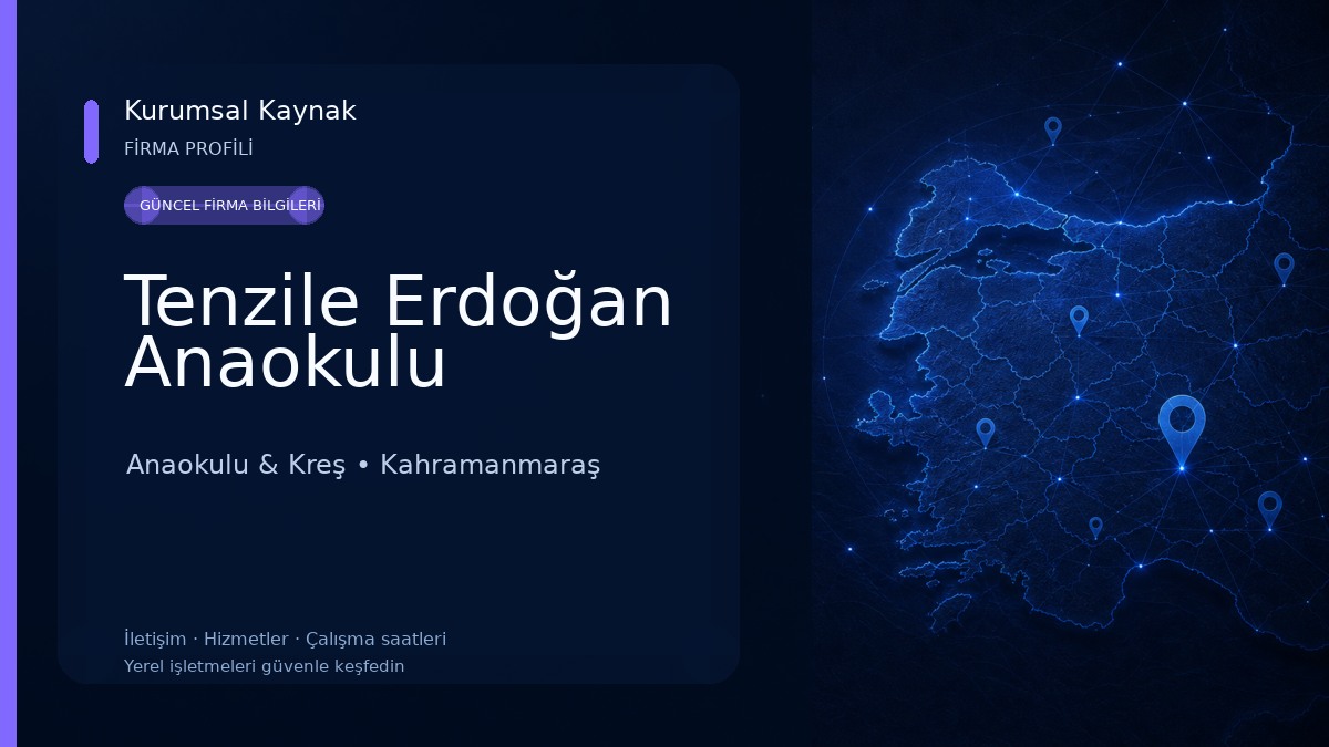 Tenzile Erdoğan Anaokulu