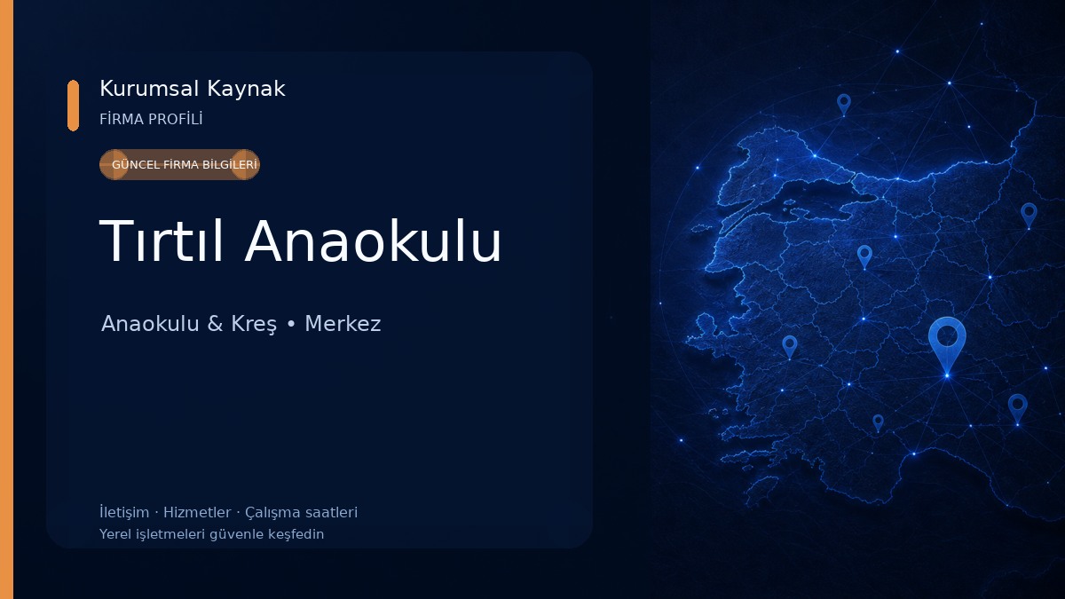 Tırtıl Anaokulu Anaokulu & Kreş