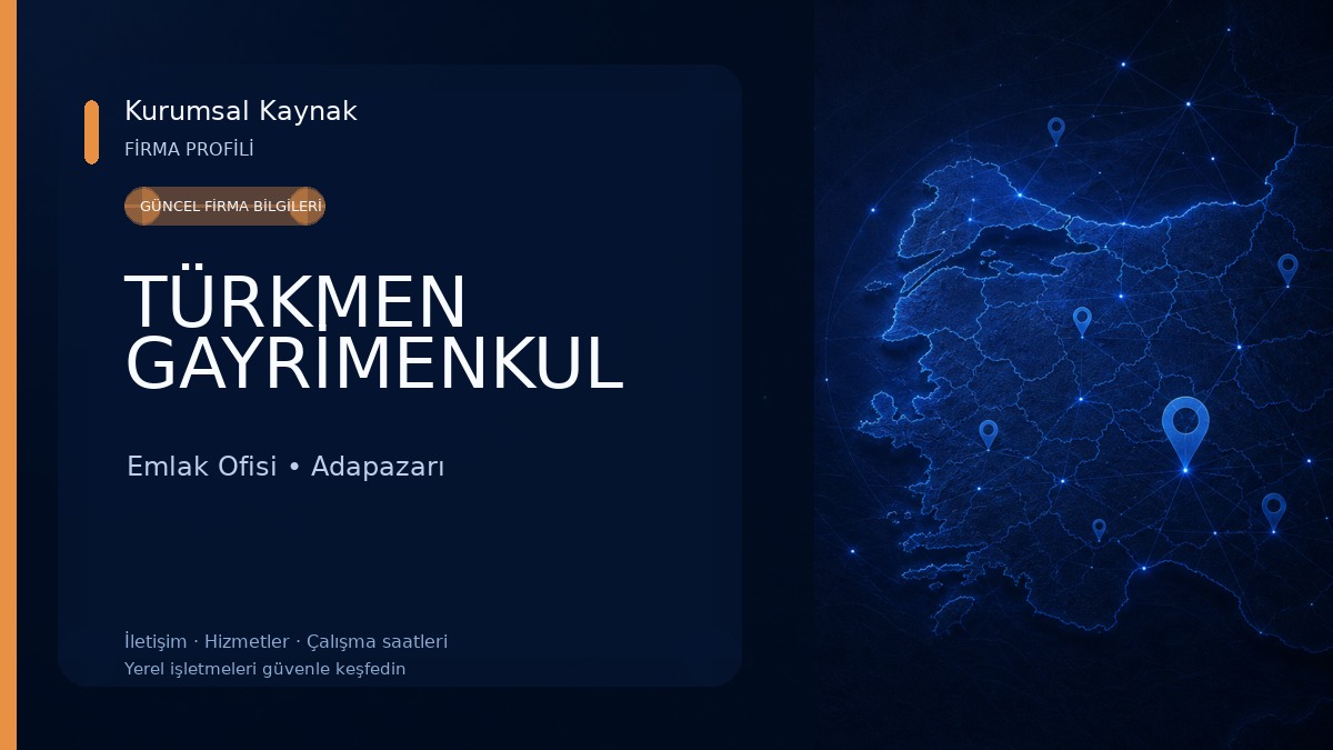 TÜRKMEN GAYRİMENKUL Emlak Ofisi