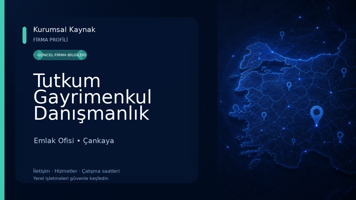 Tutkum Gayrimenkul Danışmanlık Emlak İnşaat Otomotiv