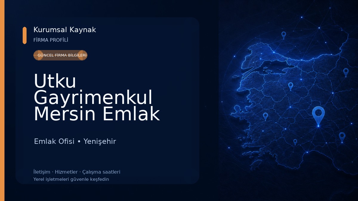 Utku Gayrimenkul Mersin Emlak