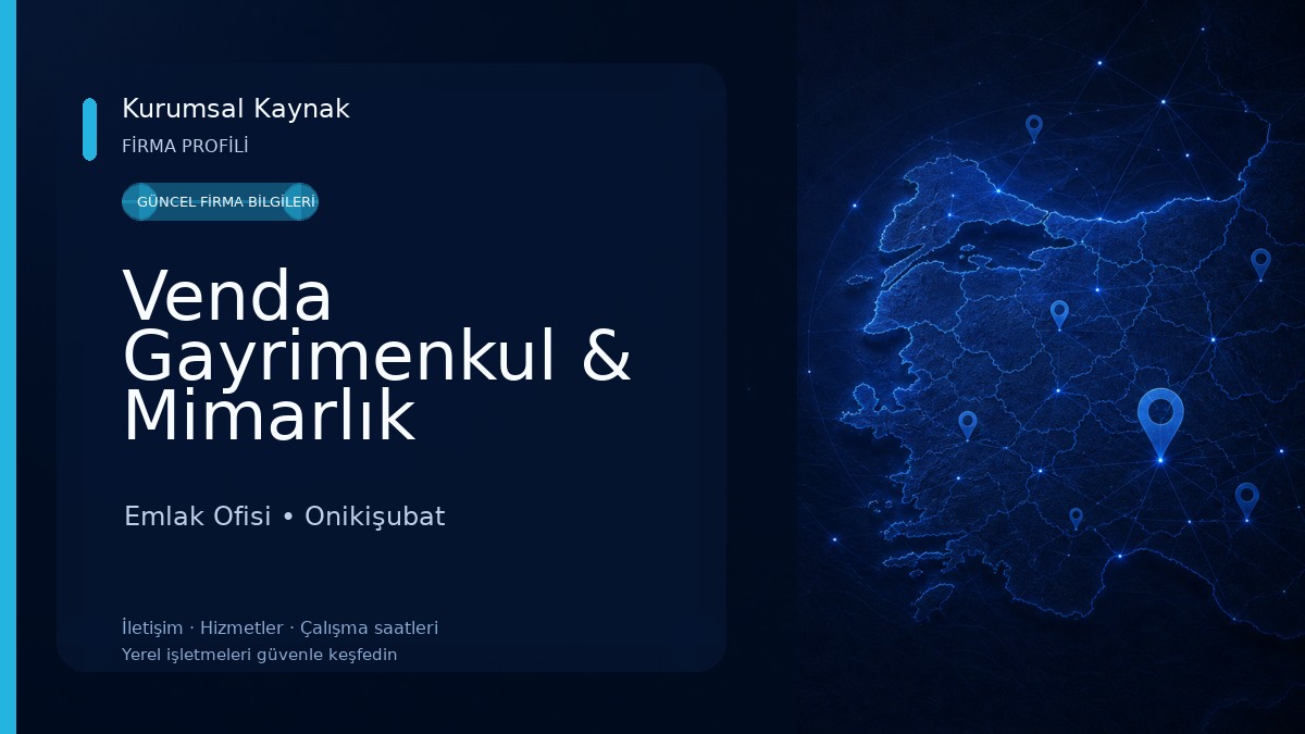 Venda Gayrimenkul & Mimarlık Emlak Ofisi