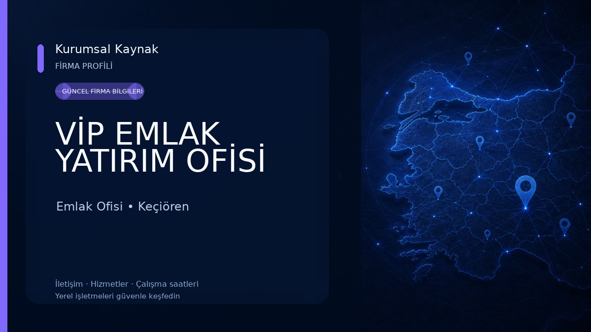 VİP EMLAK YATIRIM OFİSİ Emlak Ofisi