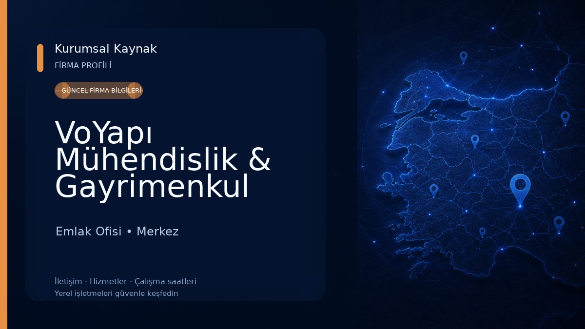 VoYapı Mühendislik & Gayrimenkul