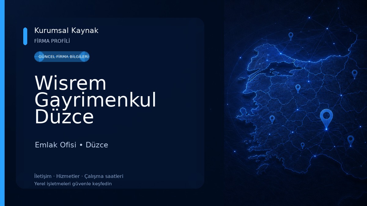 Wisrem Gayrimenkul Düzce