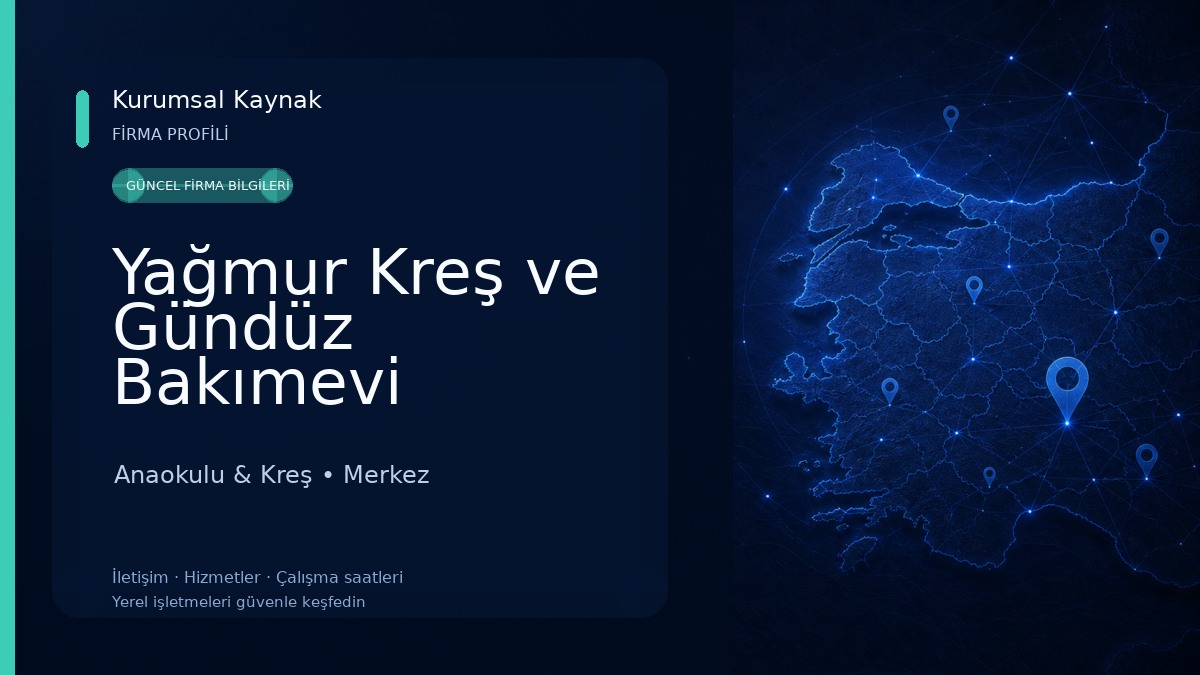 Yağmur Kreş ve Gündüz Bakımevi Anaokulu & Kreş
