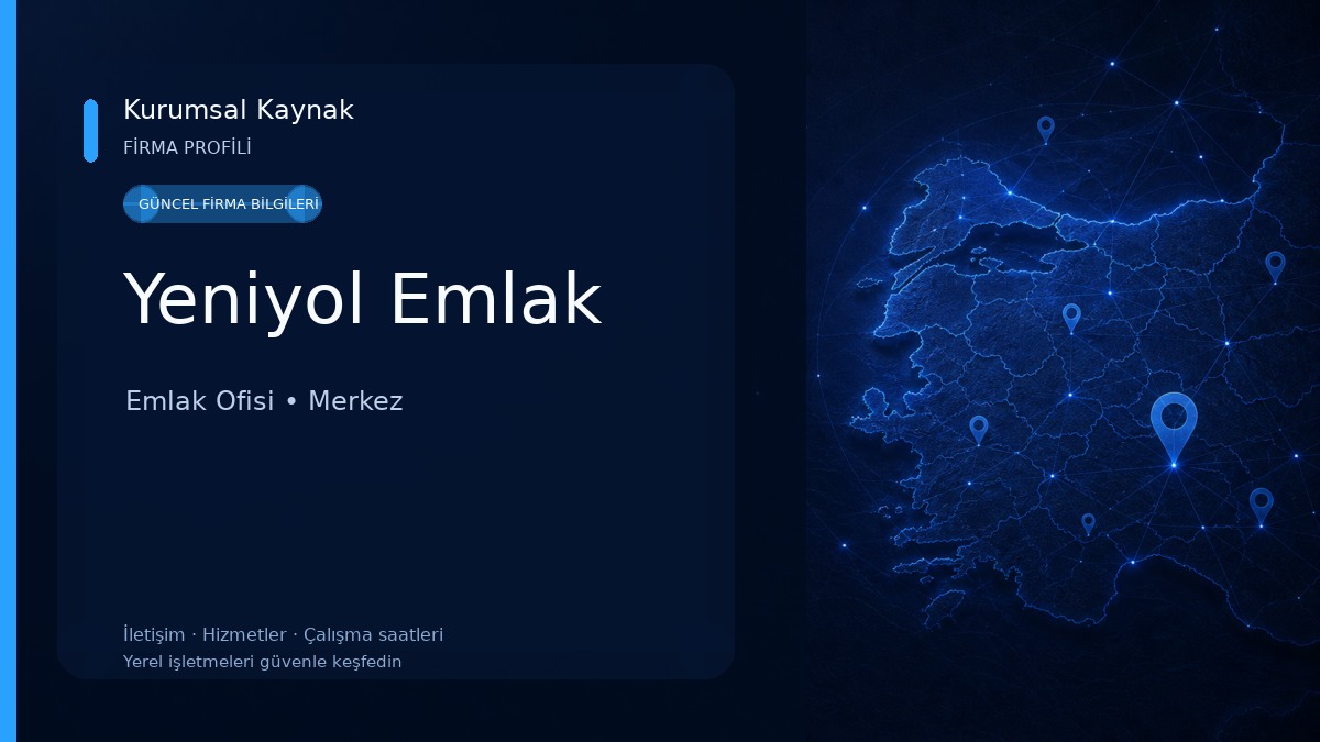 Yeniyol Emlak Emlak Ofisi