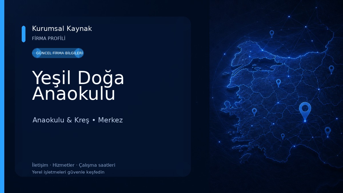 Yeşil Doğa Anaokulu Anaokulu & Kreş