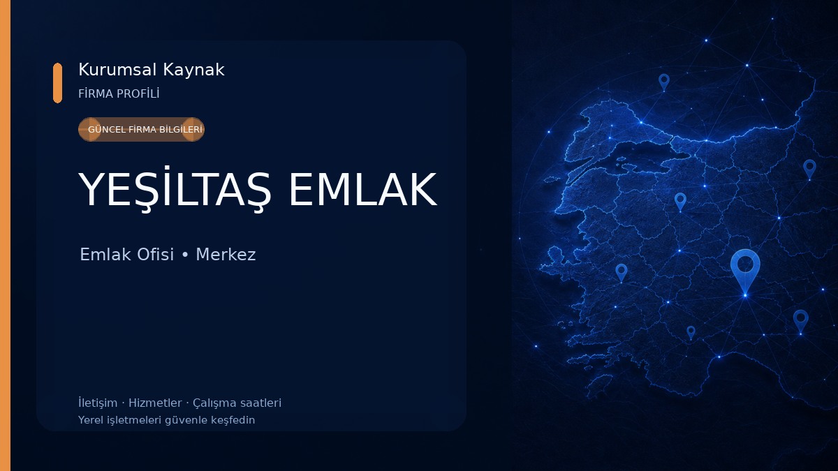 YEŞİLTAŞ EMLAK Emlak Ofisi