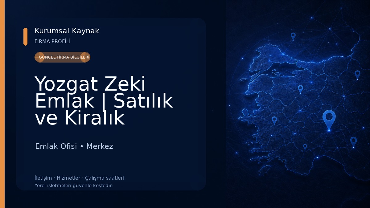 Yozgat Zeki Emlak | Satılık ve Kiralık Daireler