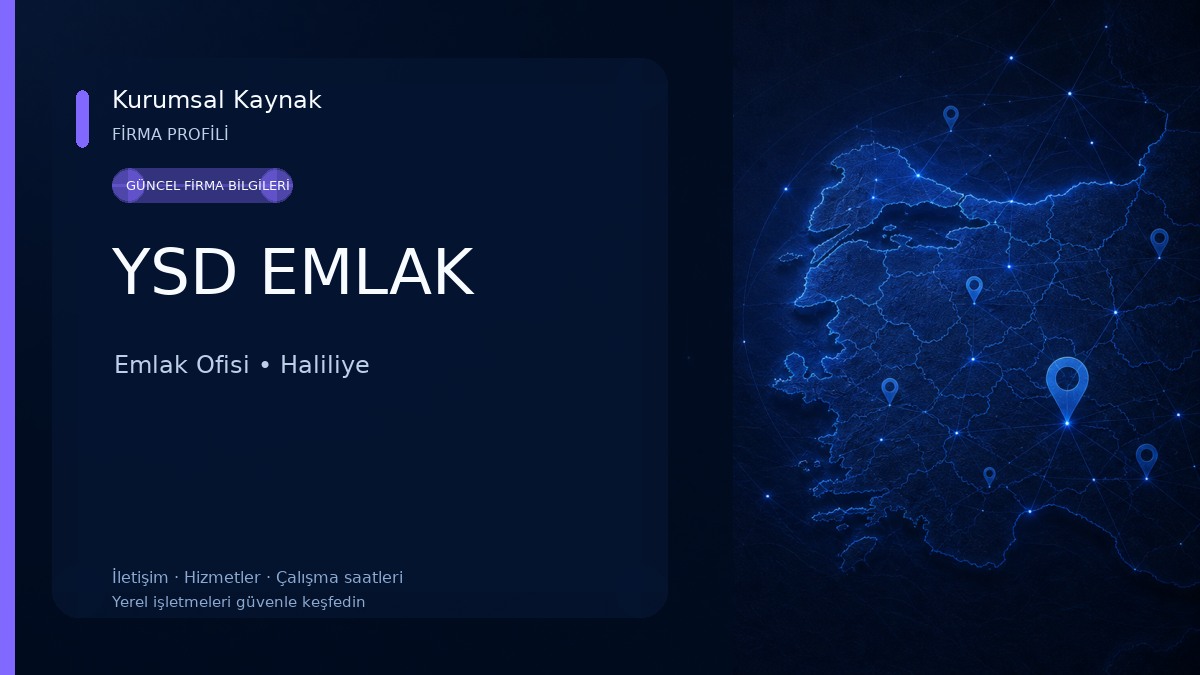 YSD EMLAK Emlak Ofisi