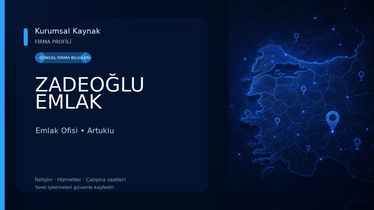 ZADEOĞLU EMLAK Emlak Ofisi