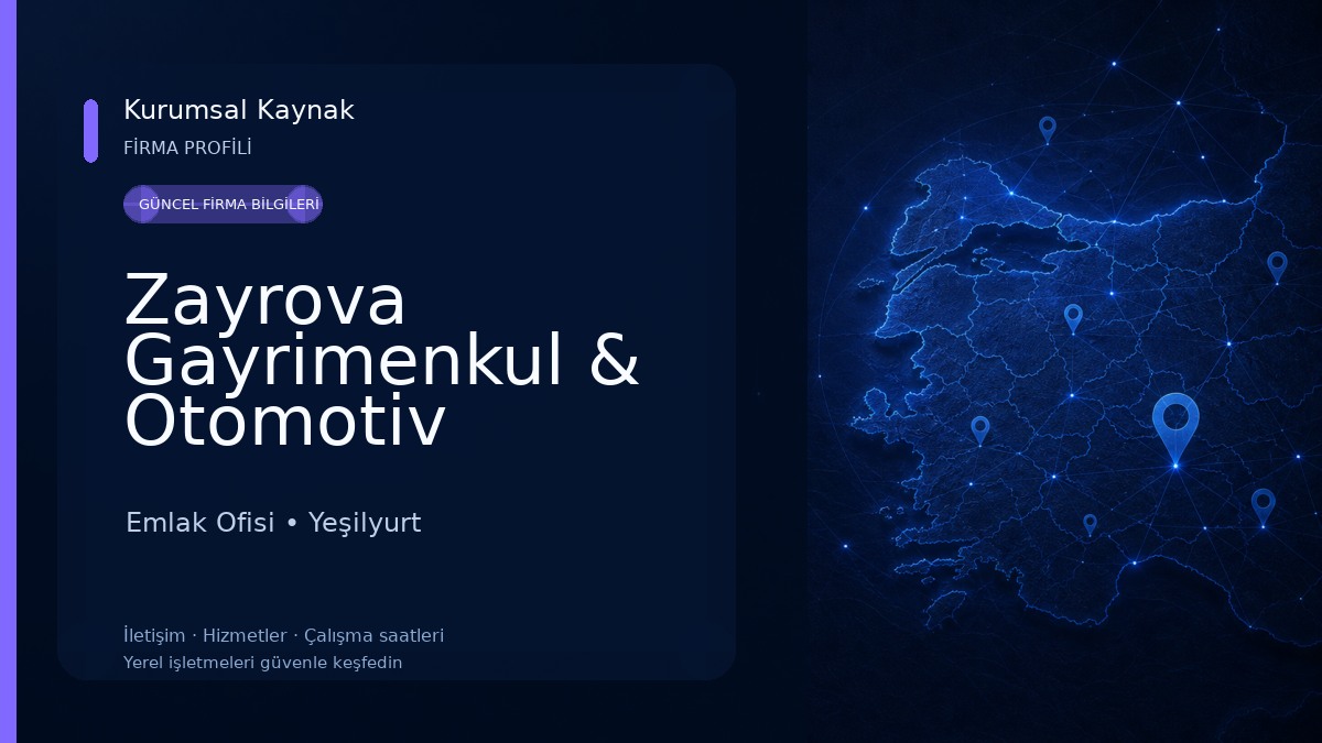 Zayrova Gayrimenkul & Otomotiv