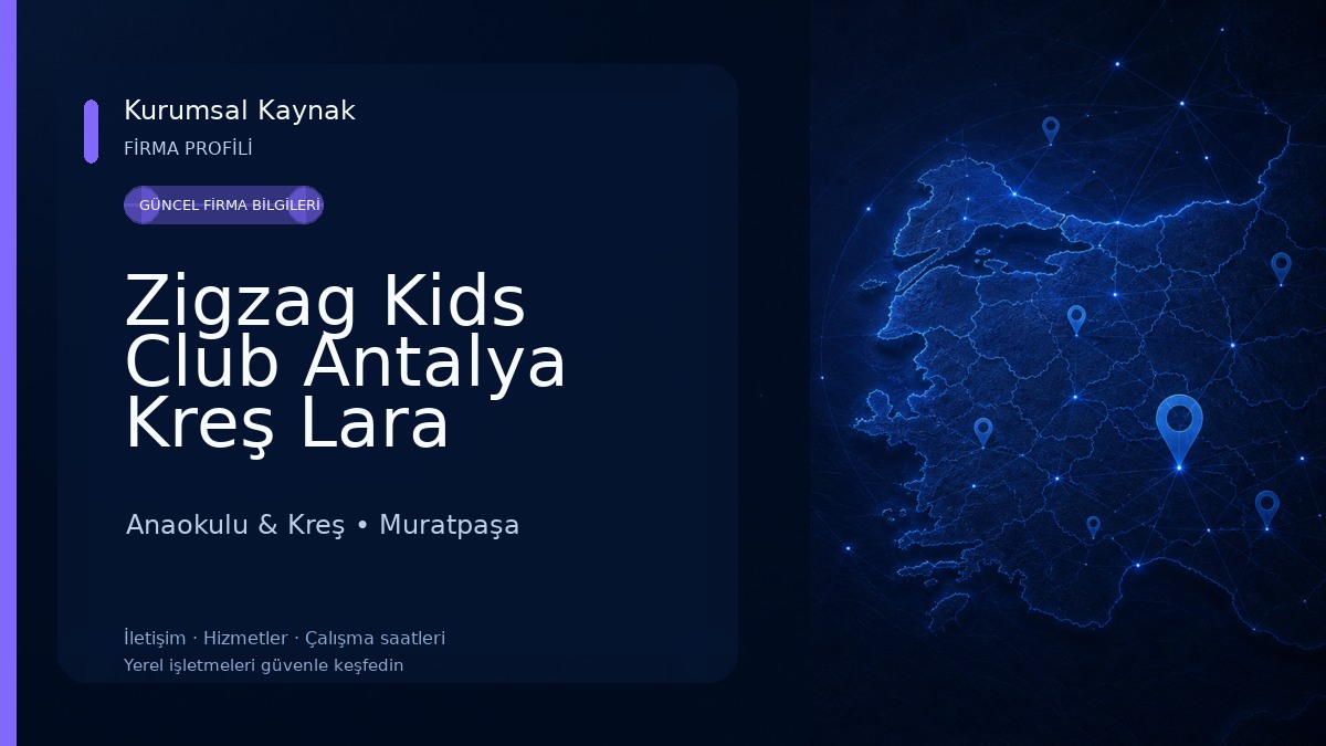 Zigzag Kids Club Antalya Kreş Lara Anaokulu & Kreş