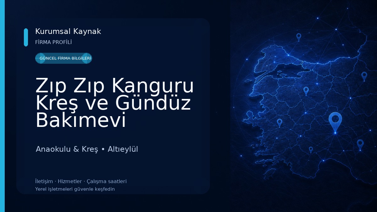 Zıp Zıp Kanguru Kreş ve Gündüz Bakımevi