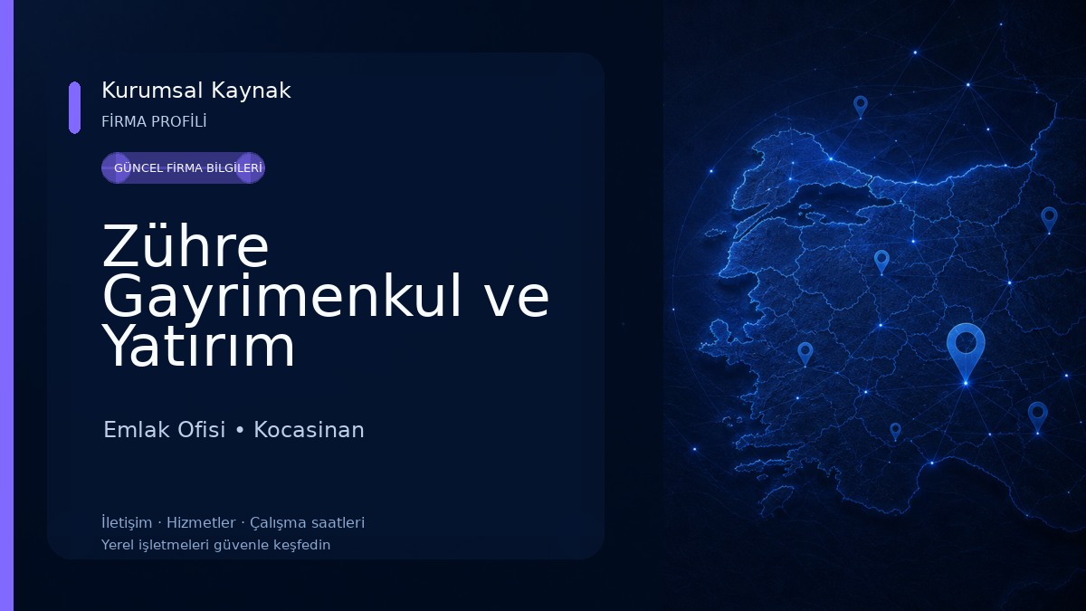 Zühre Gayrimenkul ve Yatırım Danışmanlığı